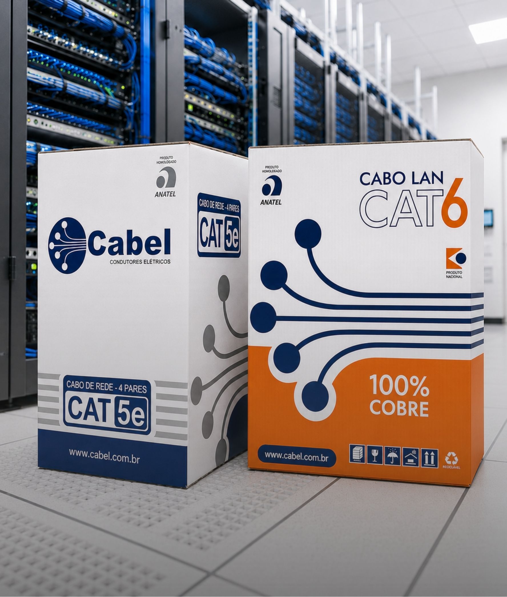 Link para cabos de telecom
